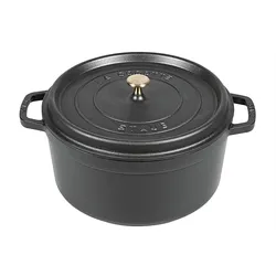 STAUB Bräter Cocotte 8,35 Liter Ø30cm schwarz