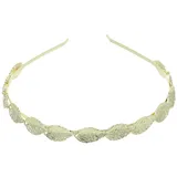 luxuskollektion Haarband Goldene Blätter Haarreif Braut Haarschmuck