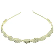 luxuskollektion Haarband Goldene Blätter Haarreif Braut Haarschmuck