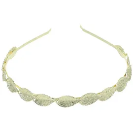 luxuskollektion Haarband Goldene Blätter Haarreif Braut Haarschmuck