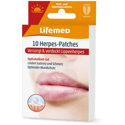 10 Lifemed Herpes-Patches transparent Latexfrei
