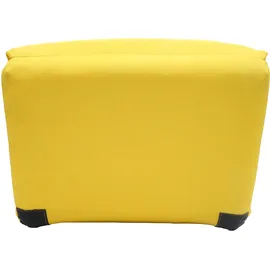 Mendler Schlafsessel HWC-E68, Schlafsofa Funktionssessel Klappsessel Relaxsessel, Stoff/Textil - gelb