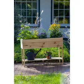 Dobar Hochbeet XL 117 x 40 x 78 cm Natur