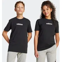 adidas - Kid's Linear TEE 160 - T-Shirt Gr. 140 grau/schwarz