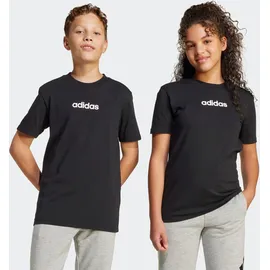adidas - Kid's Linear TEE 160 - T-Shirt Gr. 140 grau/schwarz