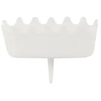 Papstar Halter für Zahlenkerzen 3,8 cm x 4,9 cm Weiß