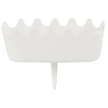 Papstar Halter für Zahlenkerzen 3,8 cm x 4,9 cm Weiß