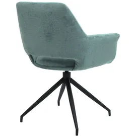 Mendler Esszimmerstuhl HWC-M53 Stoff grau-blau