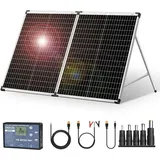 Tragbares Solarpanel - FSP-100M - 100 W - Faltbar - Monokristallin - 18 V - - Schwarz