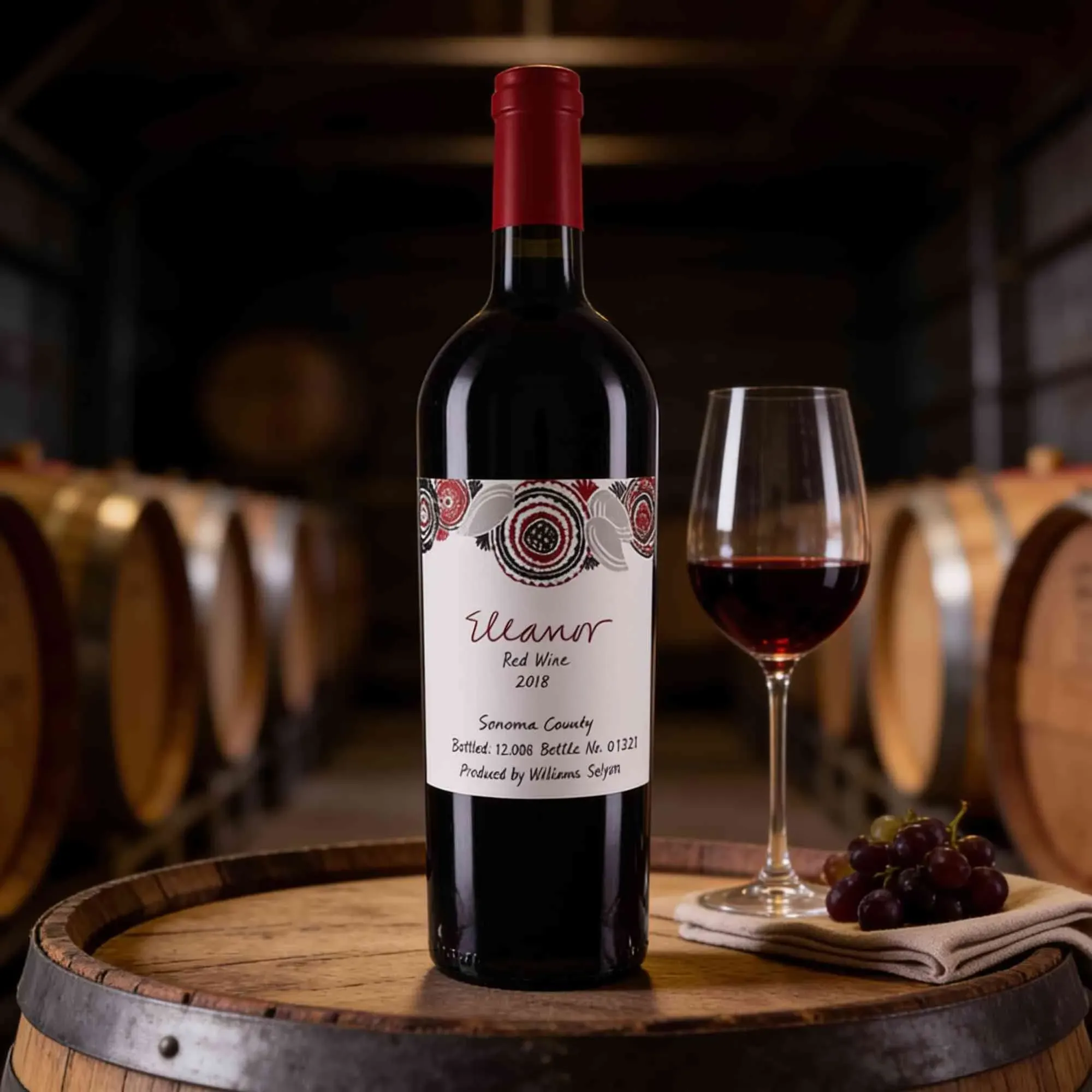 Francis Ford Coppola Winery 2018 Francis Ford Coppola Eleanor Red Blend 2018 Cabernet Franc,Cabernet Sauvignon,Malbec,Petite Sirah,Syrah USA