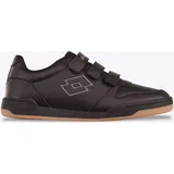 lotto Sneaker LOTTO, Damen, Gr. 40, schwarz (schwarz, dunkelgrau), Synthetik, Textil, Schuhe Sneaker, - mit drei praktischen Klettverschlüssen