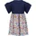 blue seven BLUE SEVEN, "Blue Seven Kleid", Mädchen, Gr. 128, bunt ultramarin), 100% Baumwolle, normal, Rundhals, Kleider Jerseykleid