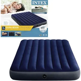 Intex DuraBeam Classic Downy Double Mattress Blau