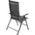 Garden Pleasure MARLA Gartenstuhl 58 x 67 x 109 cm schwarz 2 St.