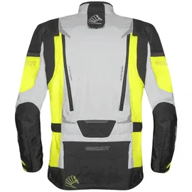 Germot Allround Textiljacke Hellgrau/Gelb XXL