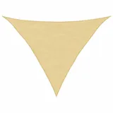 vidaXL Sonnensegel Sandfarbe 2,5x2,5x3,5 m 100% Polyester Oxford