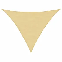vidaXL Sonnensegel Sandfarbe 2,5x2,5x3,5 m 100% Polyester Oxford