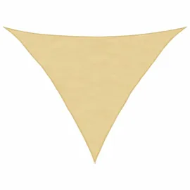 vidaXL Sonnensegel Sandfarbe 2,5x2,5x3,5 m 100% Polyester Oxford