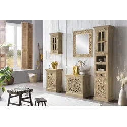 Badmöbel-Set SIT, beige (natur), Kastenmöbel-Sets