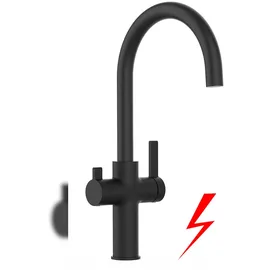 VIZIO Niederdruck Einhebelmischer Schwarz Matt