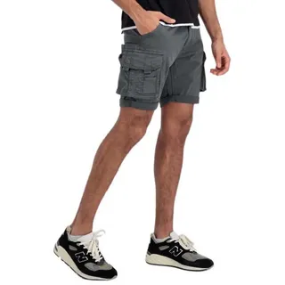 Alpha Industries Crew Shorts - Vintage Grey, 38