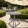 CLP Sky Gartentisch Ø 105 x 74 cm Dunkelgrau