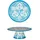 Marrakesch Orient & Mediterran Interior Tortenplatte Orientalische Tortenplatte Safroun edel aus Keramik in Blau-Weiß 21 cm, Keramik, (1-tlg), Handarbeit blau
