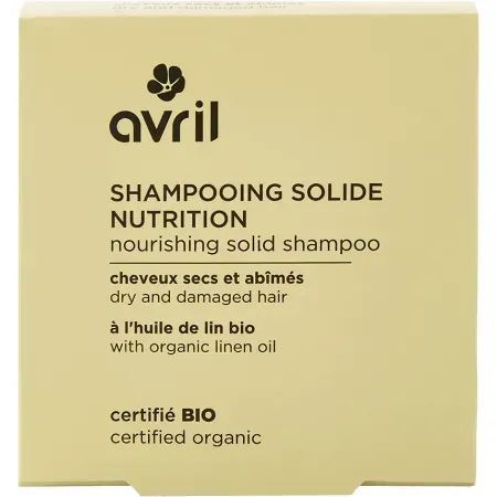 Avril Festes Shampoo Nährend Trockenes & Geschädigtes Haar 60g