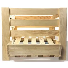 Promadino Kartoffel- & Obsthorde 40 x 36 x 33 cm 1-tlg. beige