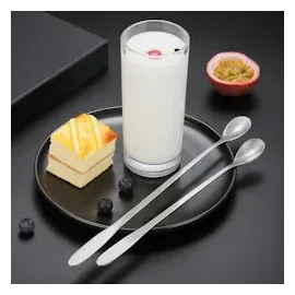 Intirilife 12er Set Edelstahl Löffel - Länge 18.9 cm - Besteck,