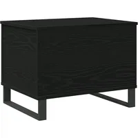 VidaXL Couchtisch Höhenverstellbar Schwarz Eiche 60x44,5x45 cm