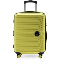 »Mitte, farn, 55 cm«, 4 Rollen, Hartschalen-Koffer Handgepäck-Koffer Reisegepäck TSA Schloss, grün