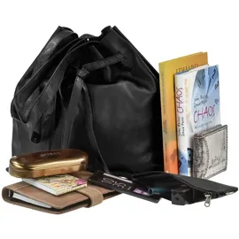 GREENBURRY Eva Shopper Leder Black