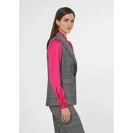 Madeleine Klassisch-elegante Glencheck-Weste in schwarz / wollweiß), | Gr.: 42