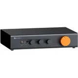 Fosi Audio ZP3 2.0 Kanal Vorverstärker (Verstärker), Stereoverstärker, Schwarz