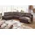 Home Affaire Wohnlandschaft "Föhr U-Form", braun (mittelbraun), B:310cm H:75cm T:200cm, 100% Polyester PRIMABELLE/Webstoff;100% Polyester Melrose/Struktur grob;100% Polyester Luxus-Microfaser/Struktur, Sofas, Wohnlandschaft, wahlweise mit Bettfunktion