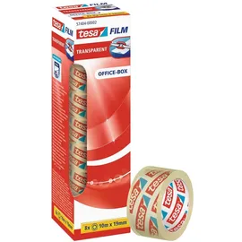 Tesa Klebefilm transparent 19,0 mm x 10,0 m 8 Rollen
