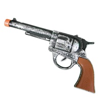 KarnevalsTeufel Western Revolver Spielzeugpistole Polizei Rollenspiel Sheriff Wilder Westen Karneval (Western Revolver 1)