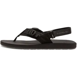 QUIKSILVER "Carver A/T", Herren, Gr. 10 (43), schwarz (schwarz 1), Obermaterial: Textil / Futter: Textil / Sohle: Gummi, Schuhe Sandale