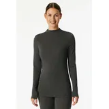 SCHIESSER Premium Warming Rollkragenshirt grau 44