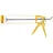 VOREL Handpresse Skelettpistole, Auspresspistole, Silikonpistole, Kartuschenpistole Gelb