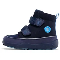 Affenzahn Winterstiefel Wolle Comfy warm gefüttert, wasserdicht aus recycelter Wolle Größe 21-32 Bär - Blau 21 EU