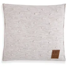 Knit Factory Noa Kissen 50 x 50 cm Beige