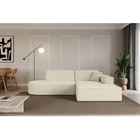 altdecor Ecksofa Ottomane Rechts IREA-L1-v4 232x165x77 cm Beige