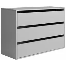 Forte Schubladeneinsatz grau, B:99cm H:71cm T:40cm, Holzwerkstoff, Schubladeneinsätze, Schubladeneinsatz