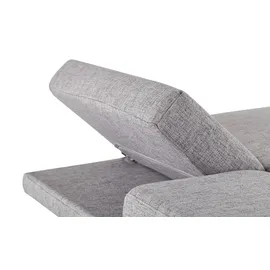 Sofa.de Schlafcouch Webstoff 2-Sitzer Grau