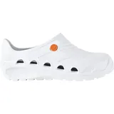 Safety Jogger Arbeitsschuhe Damen - Antistatische und rutschfeste Sicherheitsschuhe Leichter Clog für Medizin, Pflege und Gastro, Antibakteriell, Weiss, 43 EU