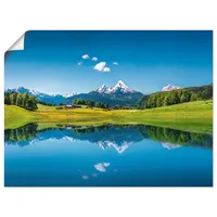 ARTland Wandbild »Landschaft in den Alpen«, Berge, (1 St.),