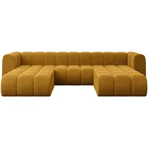 altdecor Wohnlandschaft modulares Sofa Joren-U1 - 319x177x70 cm Senfgelb