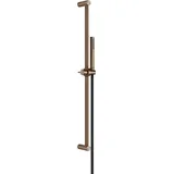 GESSI Gessi316 Brausestangen-Set 800 mm, mit Antikalkbrause, 727, 54044708, Farbe: Kupfer gebürstet